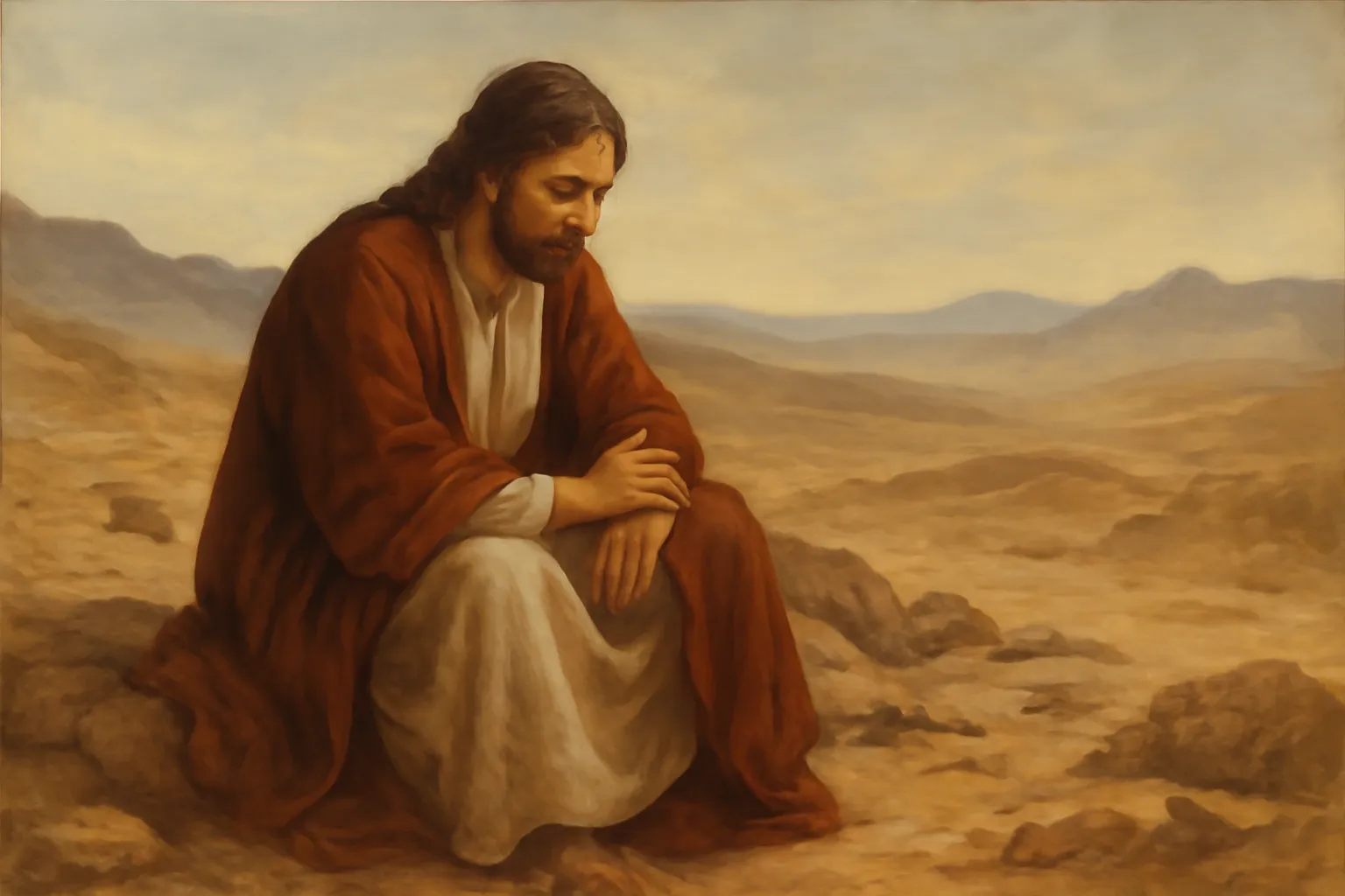 jesus 40 dias no deserto