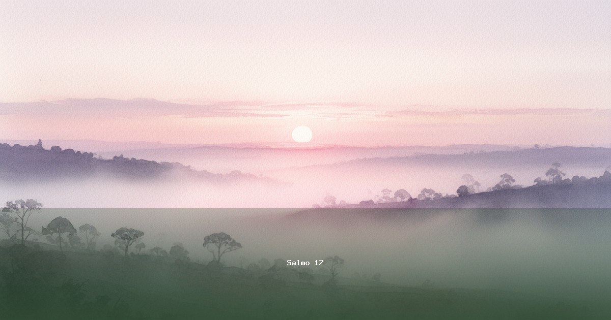 Salmo 17 — Tefillah | Texto, Significado e Reflexão
