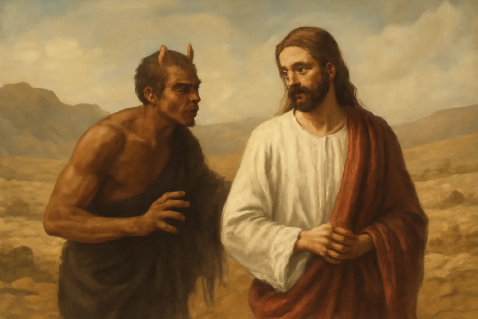 tentação de jesus no deserto versículo
