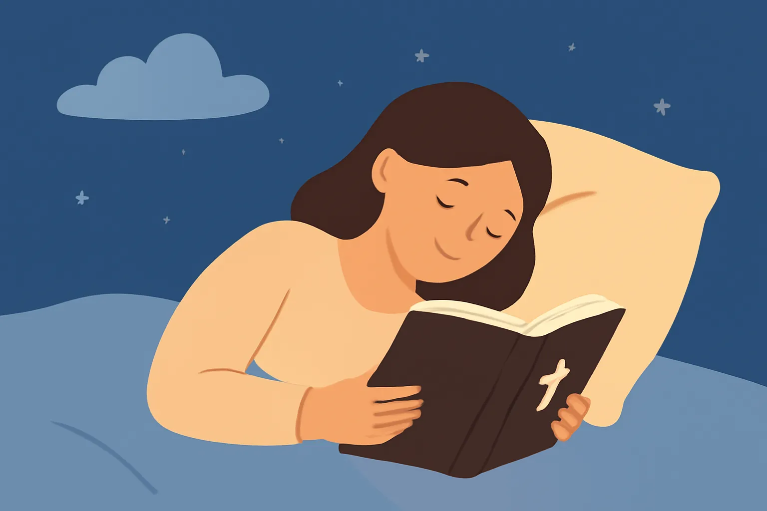 versículo antes de dormir