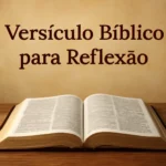 versículo bíblico para reflexão
