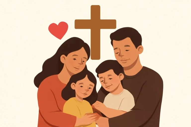 versículo família bênção