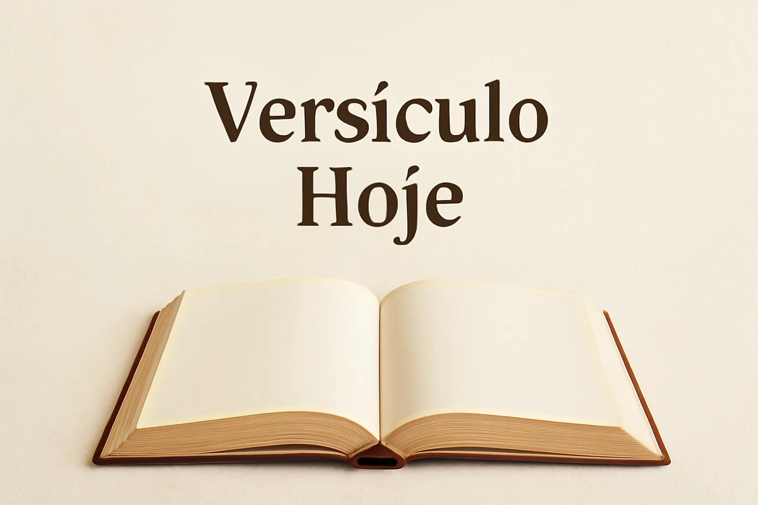 versículo hoje